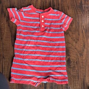 Primary Striped Red and Blue outfit